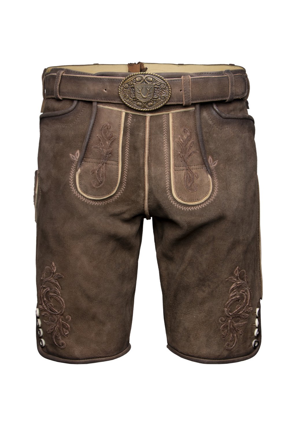 

Кожаные брюки JENDRIK Krüger Dirndl, коричневый