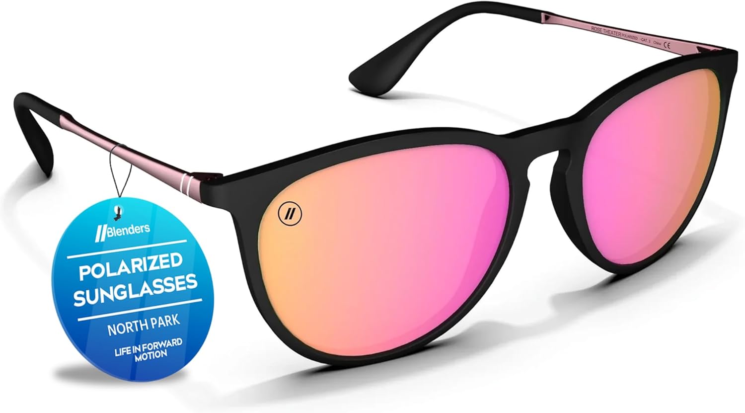 

Солнцезащитные очки Blenders Eyewear North Park – поляризованные – классическая форма, оправа из комбинированных металлов – 100% защита от УФ-излучения – для мужчин и женщин, Rose Theater