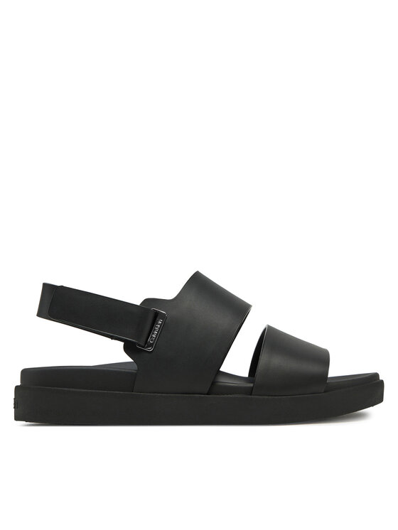 Сандалии Flat Adj Sandal Eyelet HW0HW02488 Calvin Klein, черный