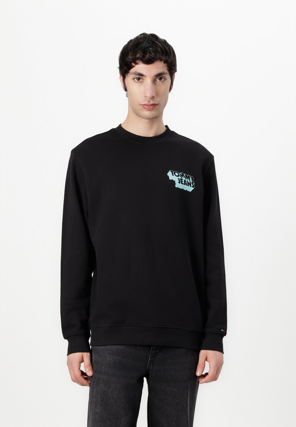 

Толстовка STACK CREW Tommy Jeans, черный