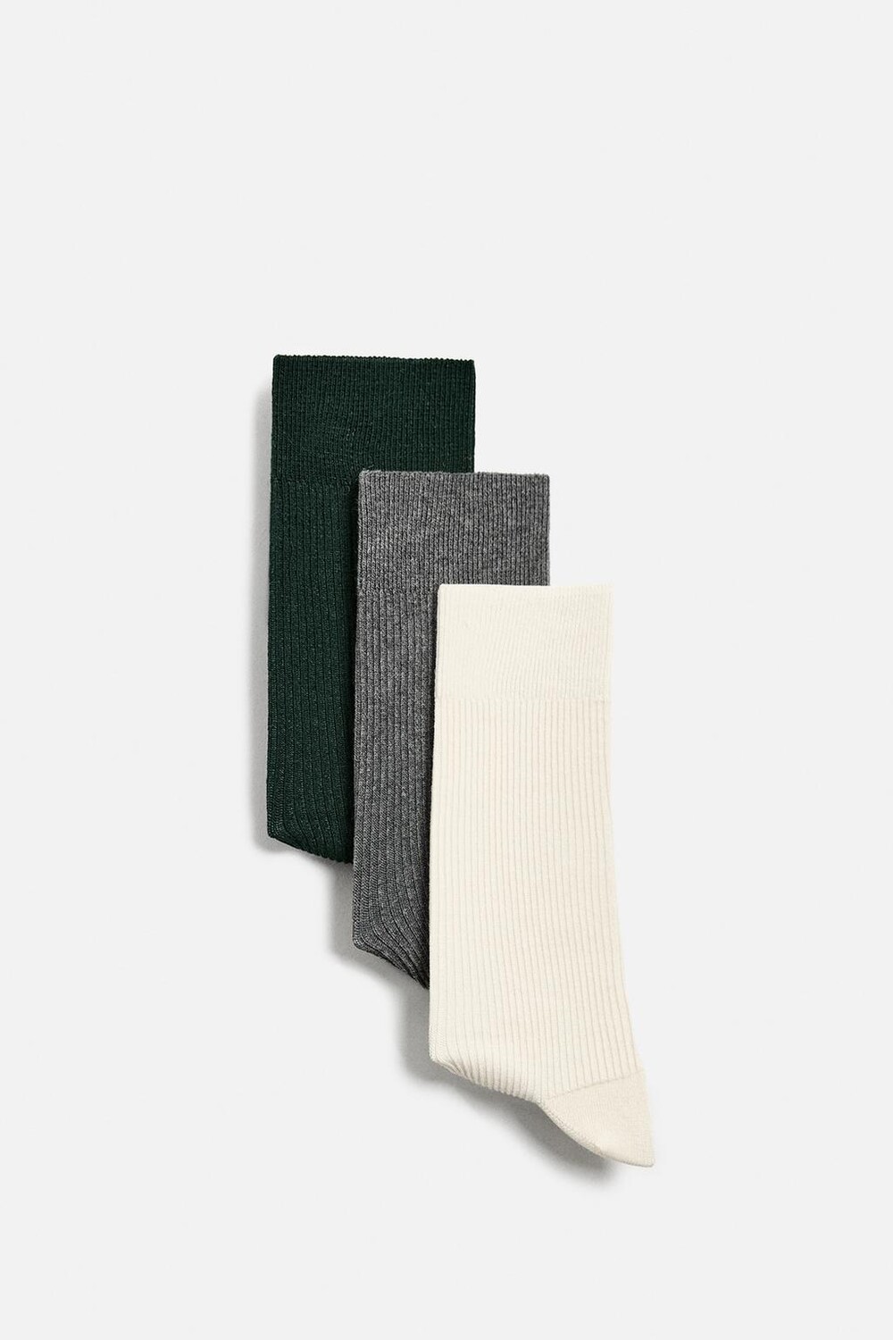 

Упаковка из 3 рубчатых носков ZARA, цвет various