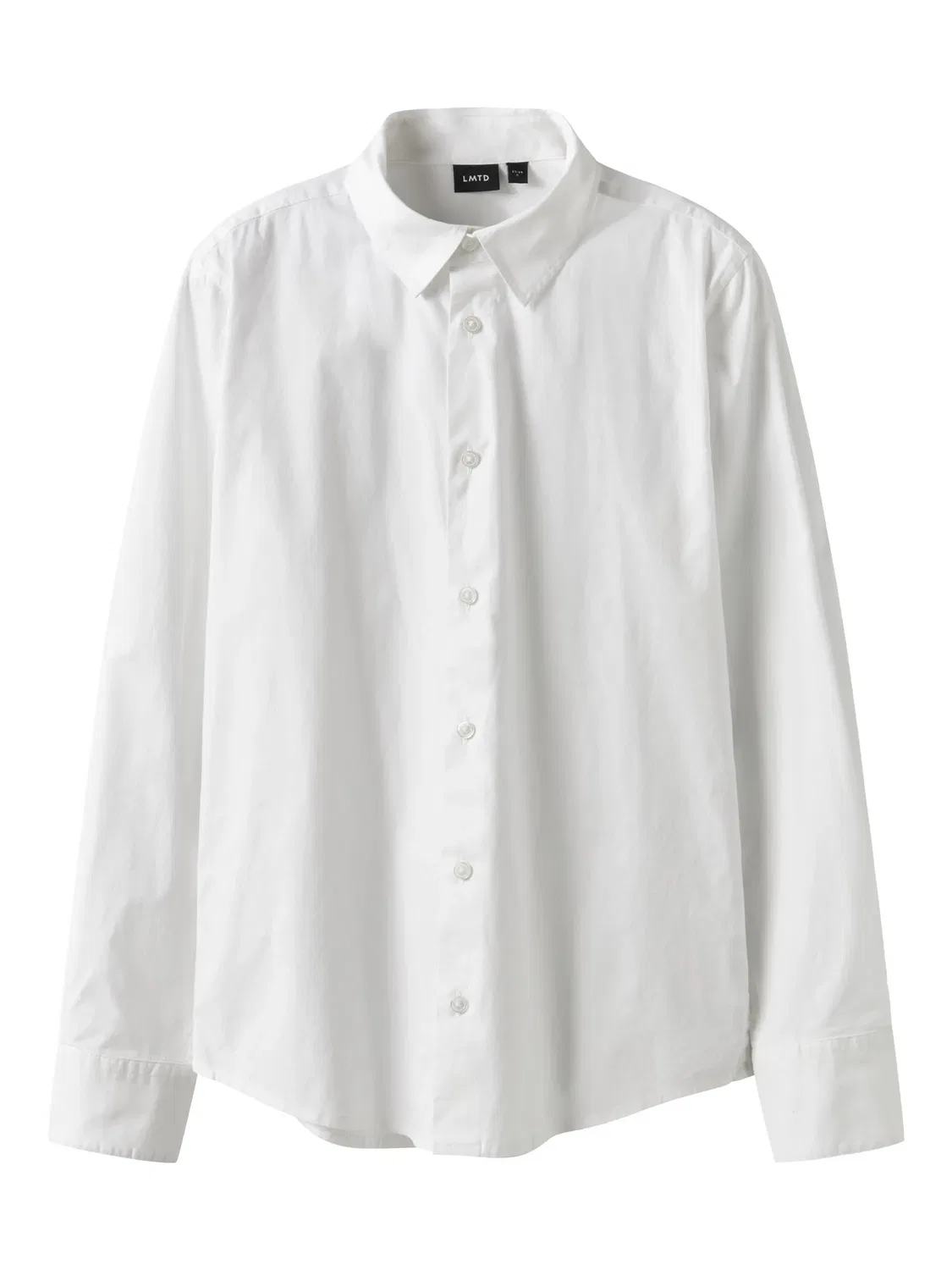 Рубашка slim fit, Name it, bright white