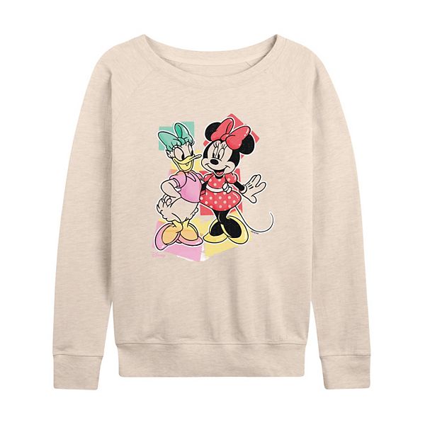

Женская футболка с длинным рукавом daisy & minnie french terry Disney