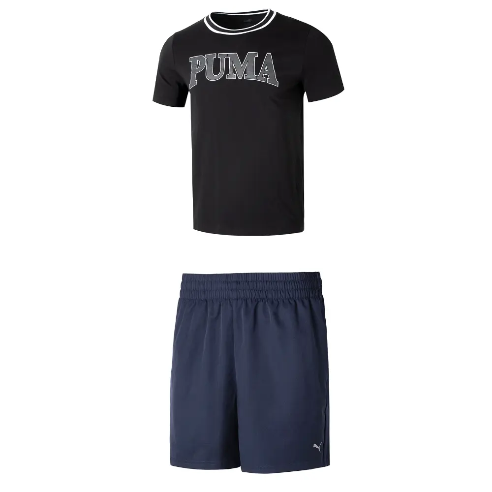 

Повседневная спортивная одежда для мужчин, черный и синий Puma, синий