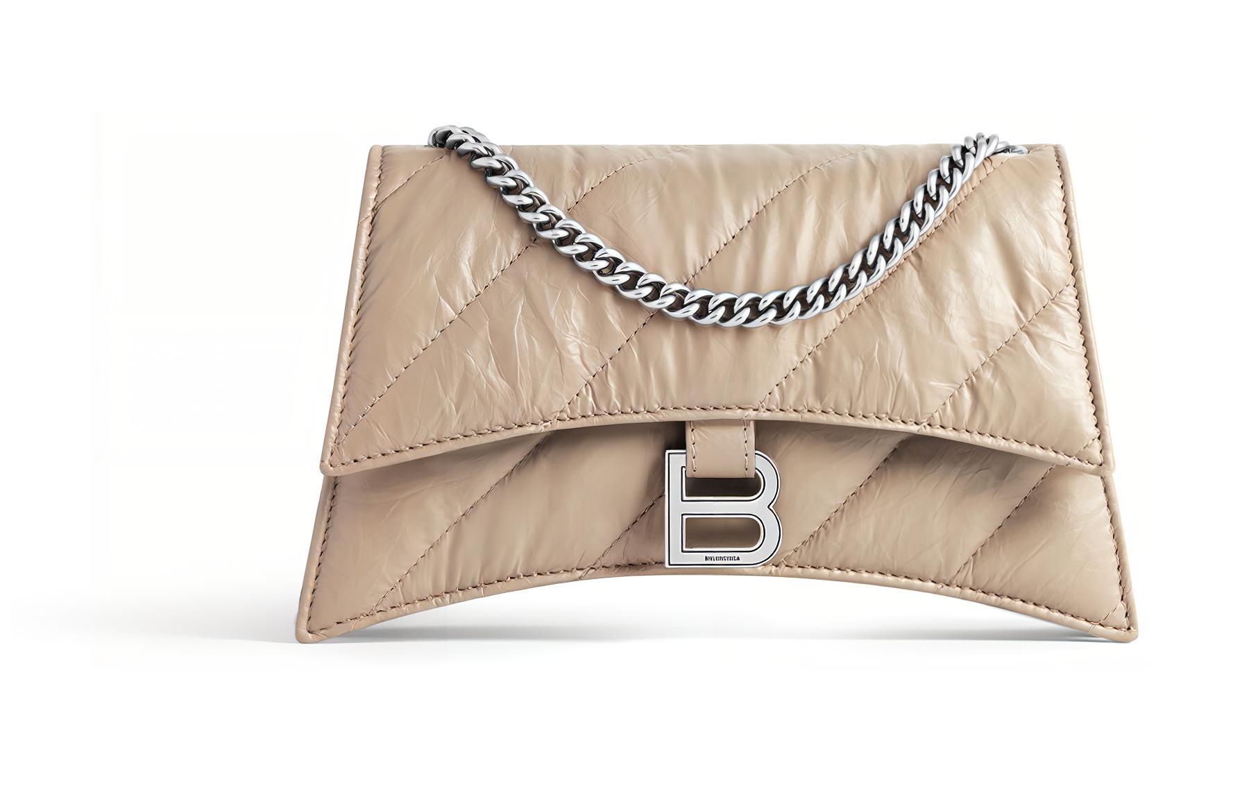 

CRUSH Embossed Calfskin Crossbody Bag, Shoulder Bag Mini Women's Balenciaga, basic set (bag+dust bag)