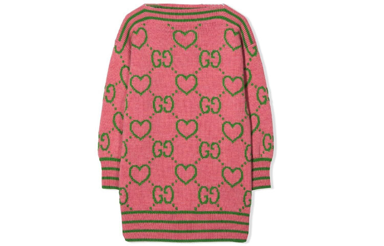 

Платье Gucci детское, розовый / зеленый