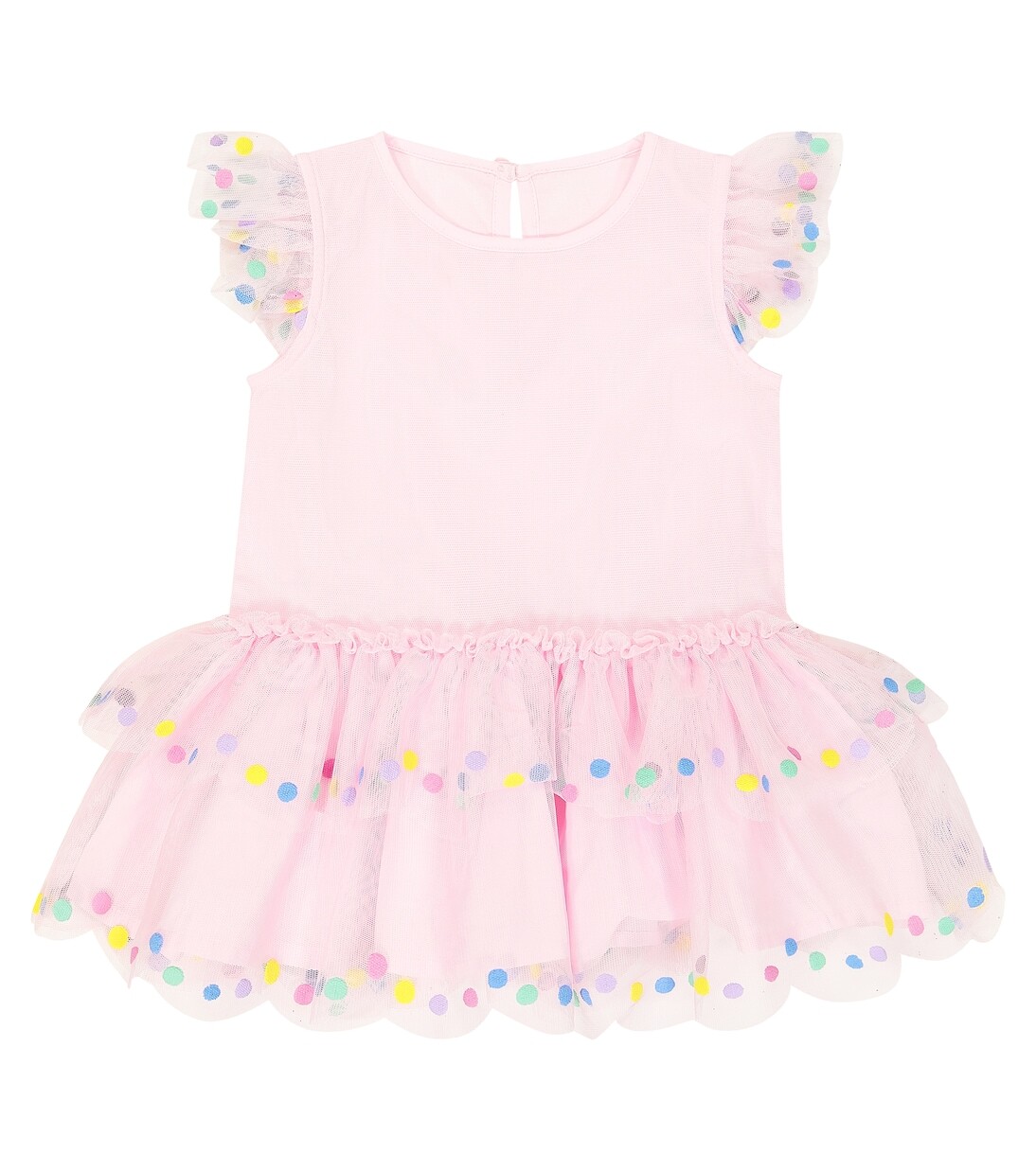 

Детское платье с тюлевой отделкой Stella Mccartney Kids, фиолетовый