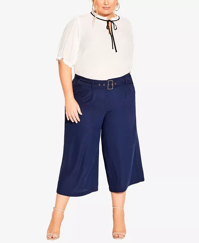 

Женские укороченные брюки Easy CITY CHIC, синий
