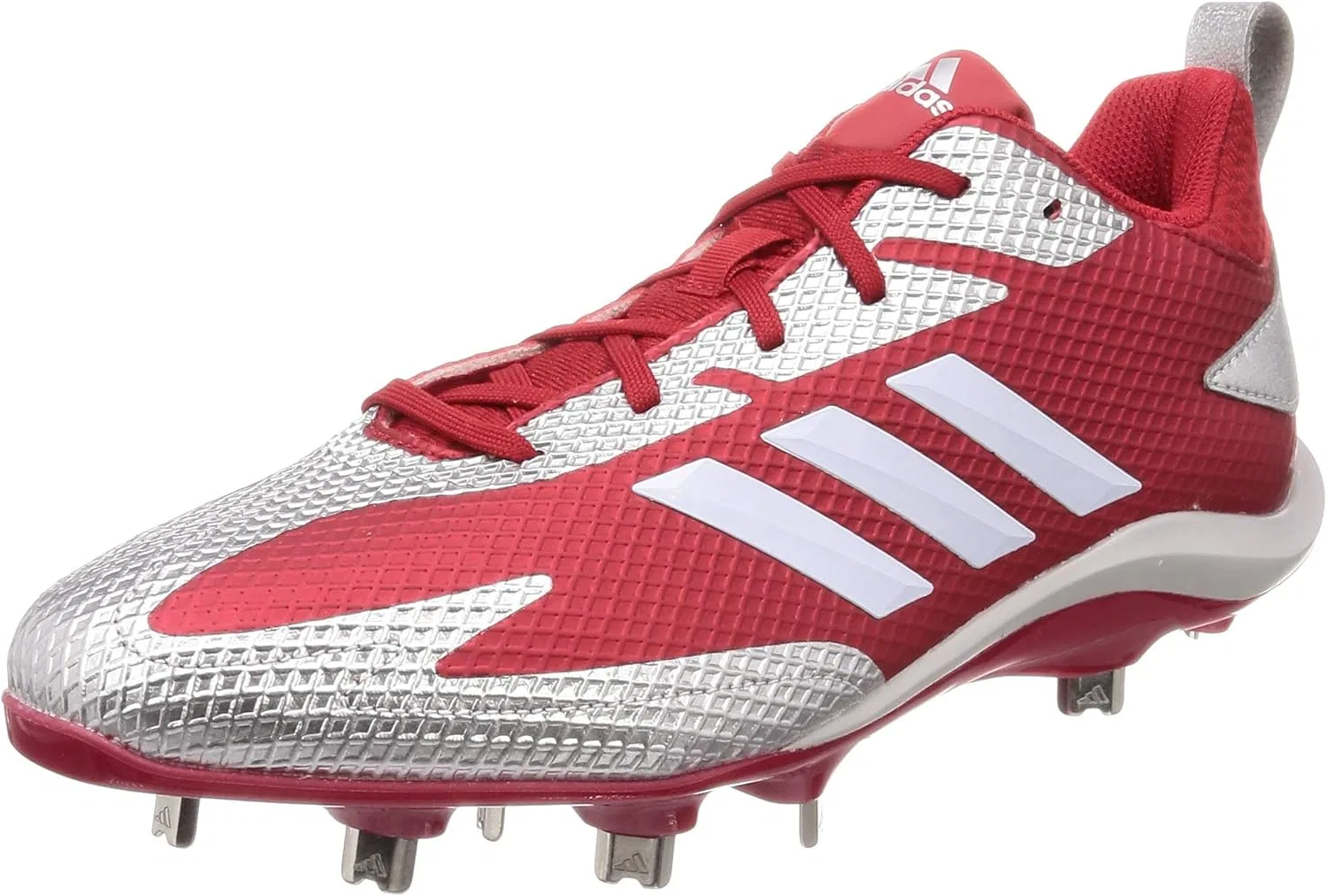 Бейсбольные кроссовки Adidas Adizero Stable Low HL, Power Red Silver