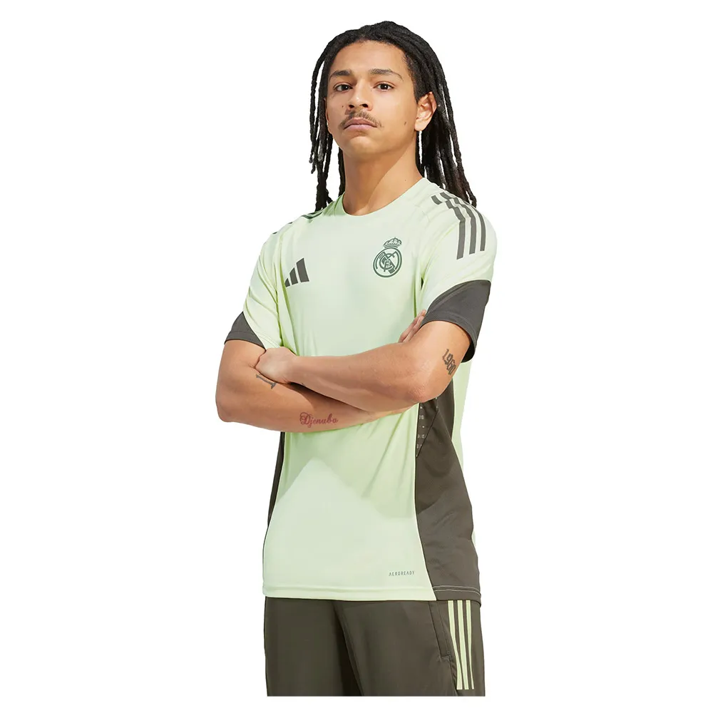 

Футболка с коротким рукавом adidas Real Madrid Tiro 25/26 Competition training, зеленый