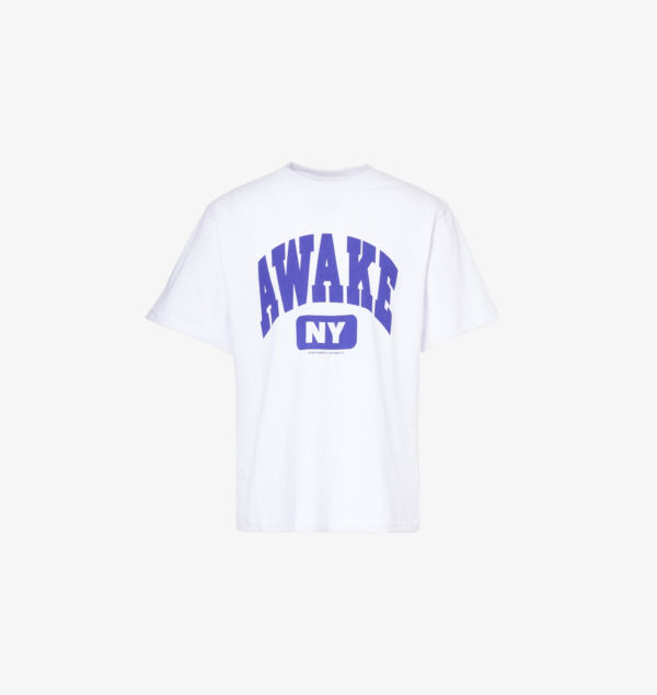 

Футболка из хлопкового джерси с логотипом университета Awake Ny, белый