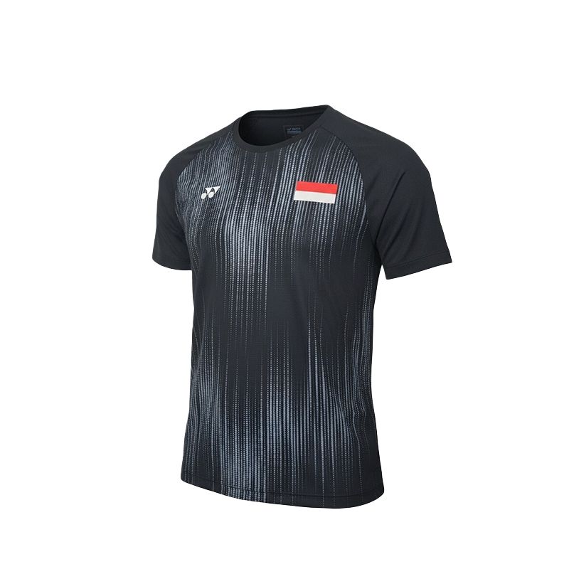 

Футболка для бадминтона Unisex Crew Neck Moderate YONEX, черный