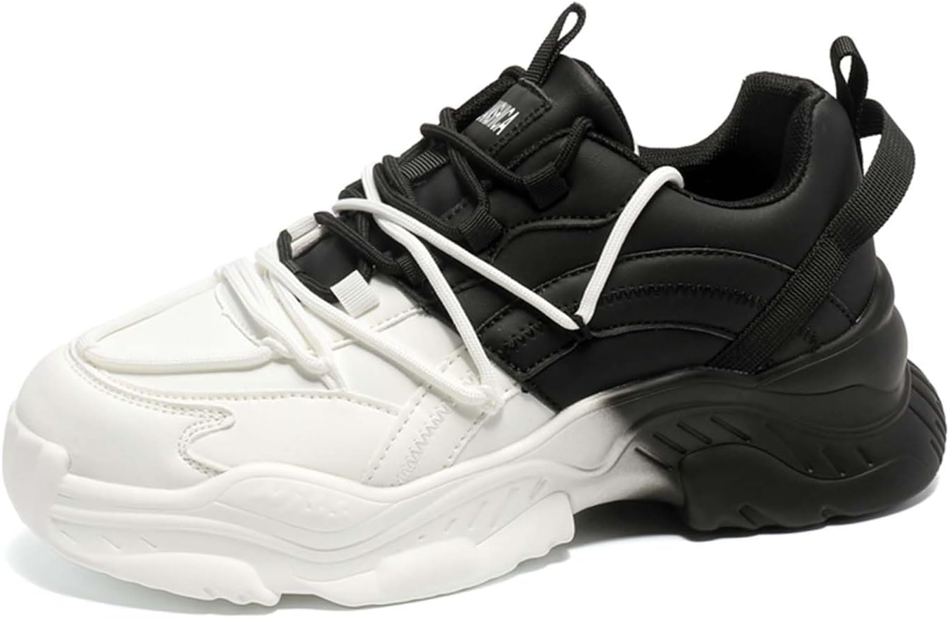 

Мужские кроссовки на платформе в стиле стритвеар от Niepce Inc, белый