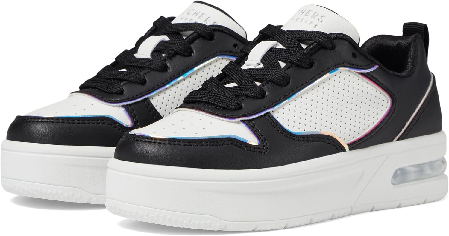 

Кроссовки SKECHERS KIDS Court Hi-Air 310211L, цвет Black/White