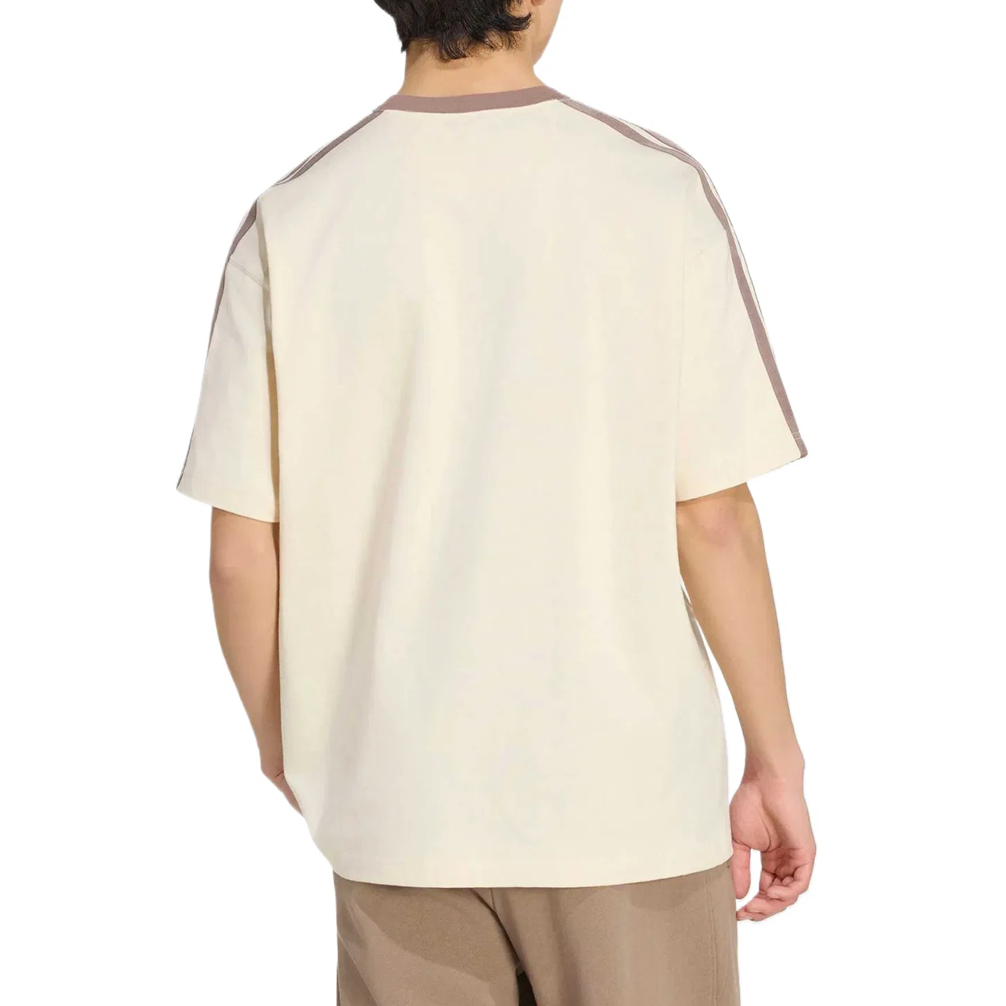 Футболка свободного кроя Adidas Essentials Wonder White — фото 4