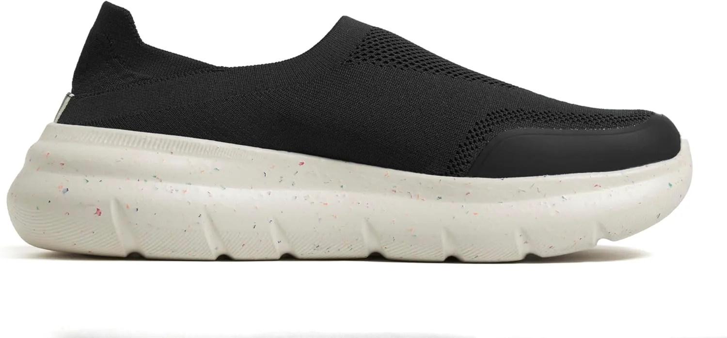 

Мужские слипоны Dearfoams с складывающимся задником, легкие, с эффектом возврата энергии, модель Knox, черный