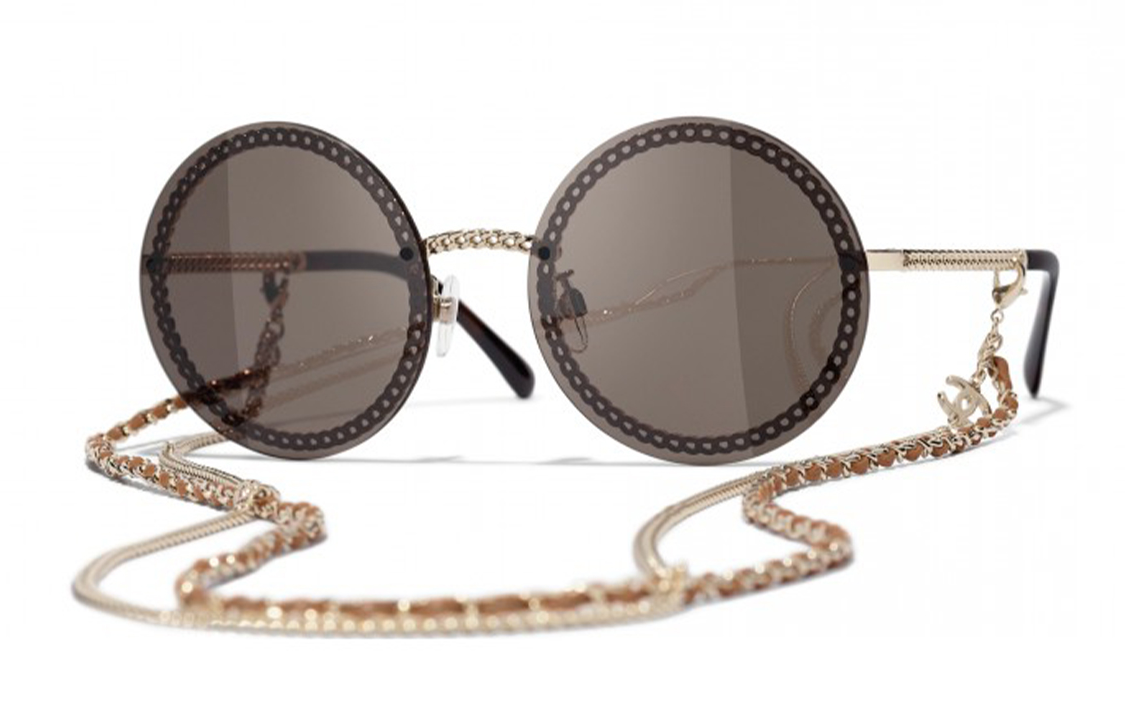 

Круглые солнцезащитные очки женские CHANEL