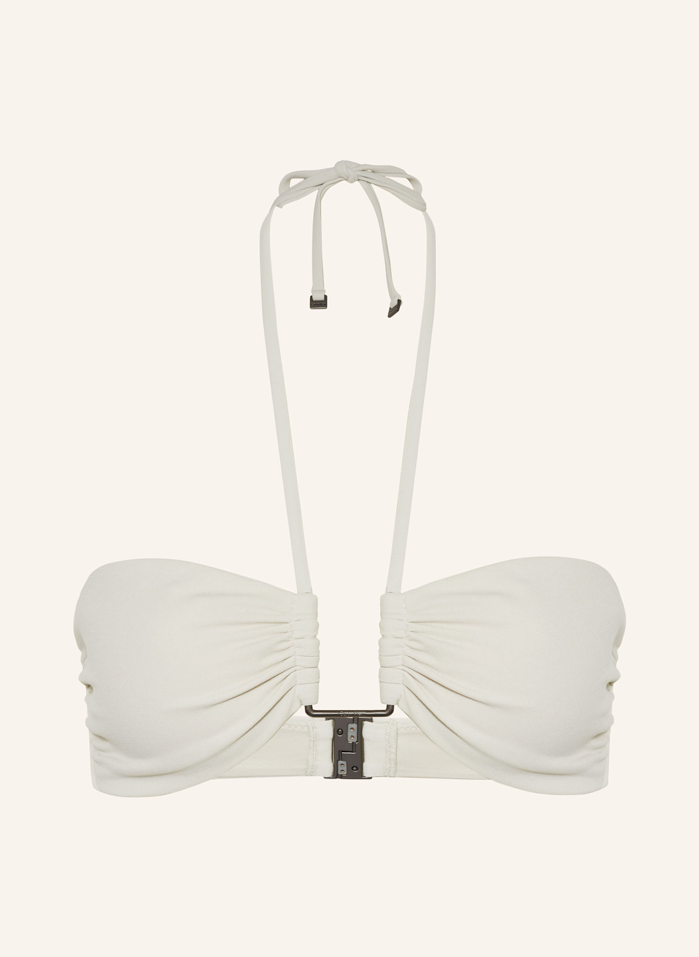 

Верх бикини бандо ck wire Calvin Klein, бежевый