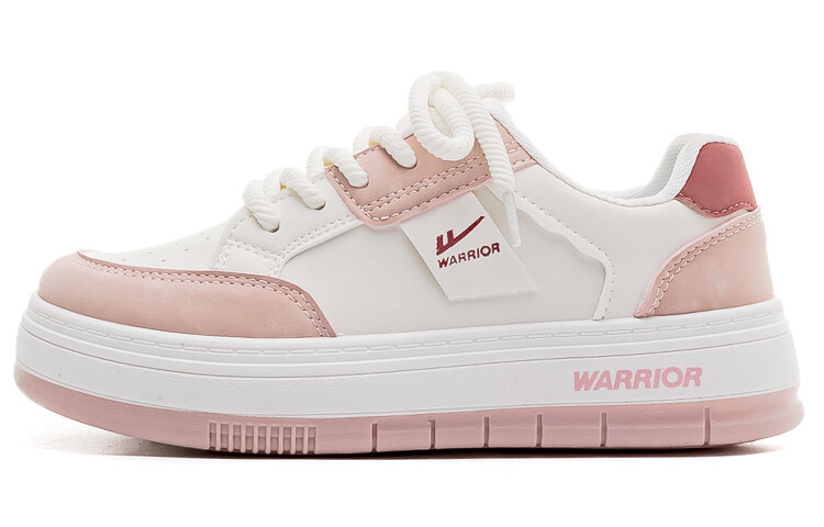 

Кроссовки WARRIOR Skateboarding Shoes Women's Low-top White/Pink, розовый