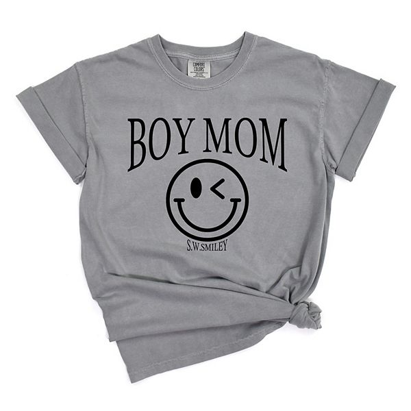 

SWSmiley boy mom outline garment dyed футболка Simply Sage Market, Зеленый, SWSmiley boy mom outline garment dyed футболка Simply Sage Market