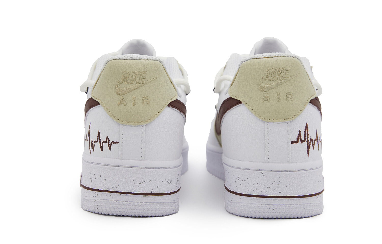 

Кроссовки для скейтбординга Air Force 1 женские, низкие, бежевые/белые/коричневые Nike, Коричневый, Кроссовки для скейтбординга Air Force 1 женские, низкие, бежевые/белые/коричневые Nike