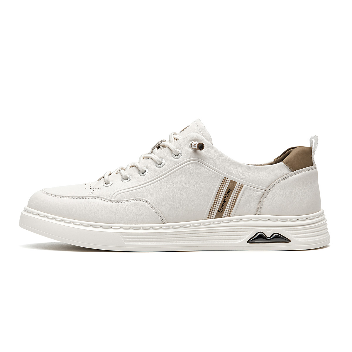 

Кроссовки для скейтбординга мужские low top из коровьей кожи Spider King, белый