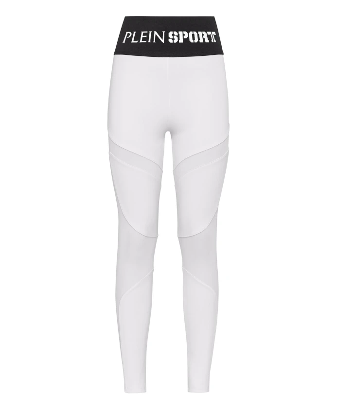 

Леггинсы с разной длиной штанин Plein Sport, белый