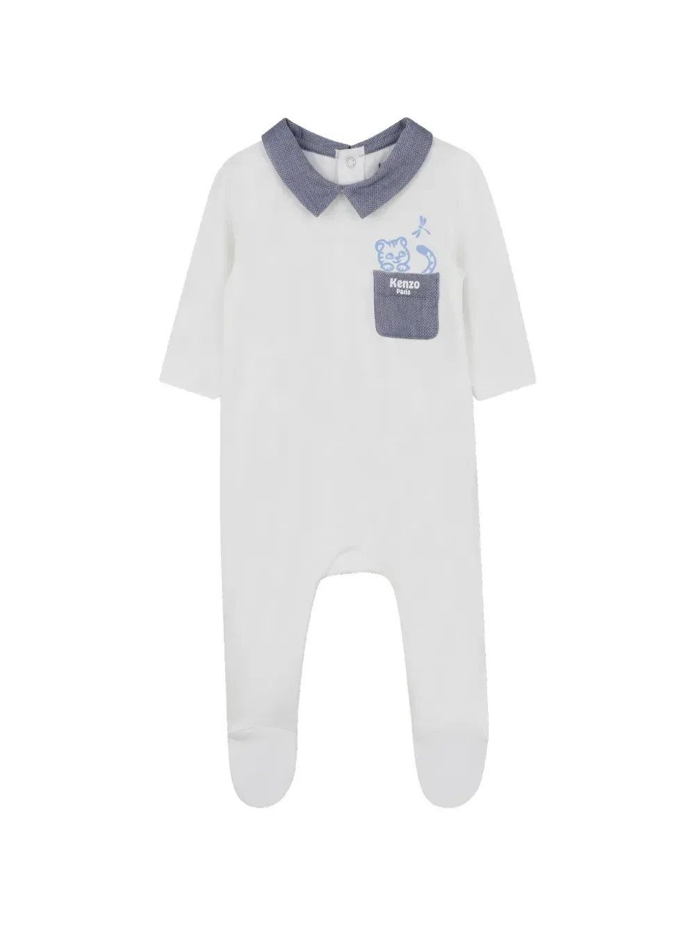 Комплект для новорожденного с логотипом Kenzo Kids, белый — фото 3