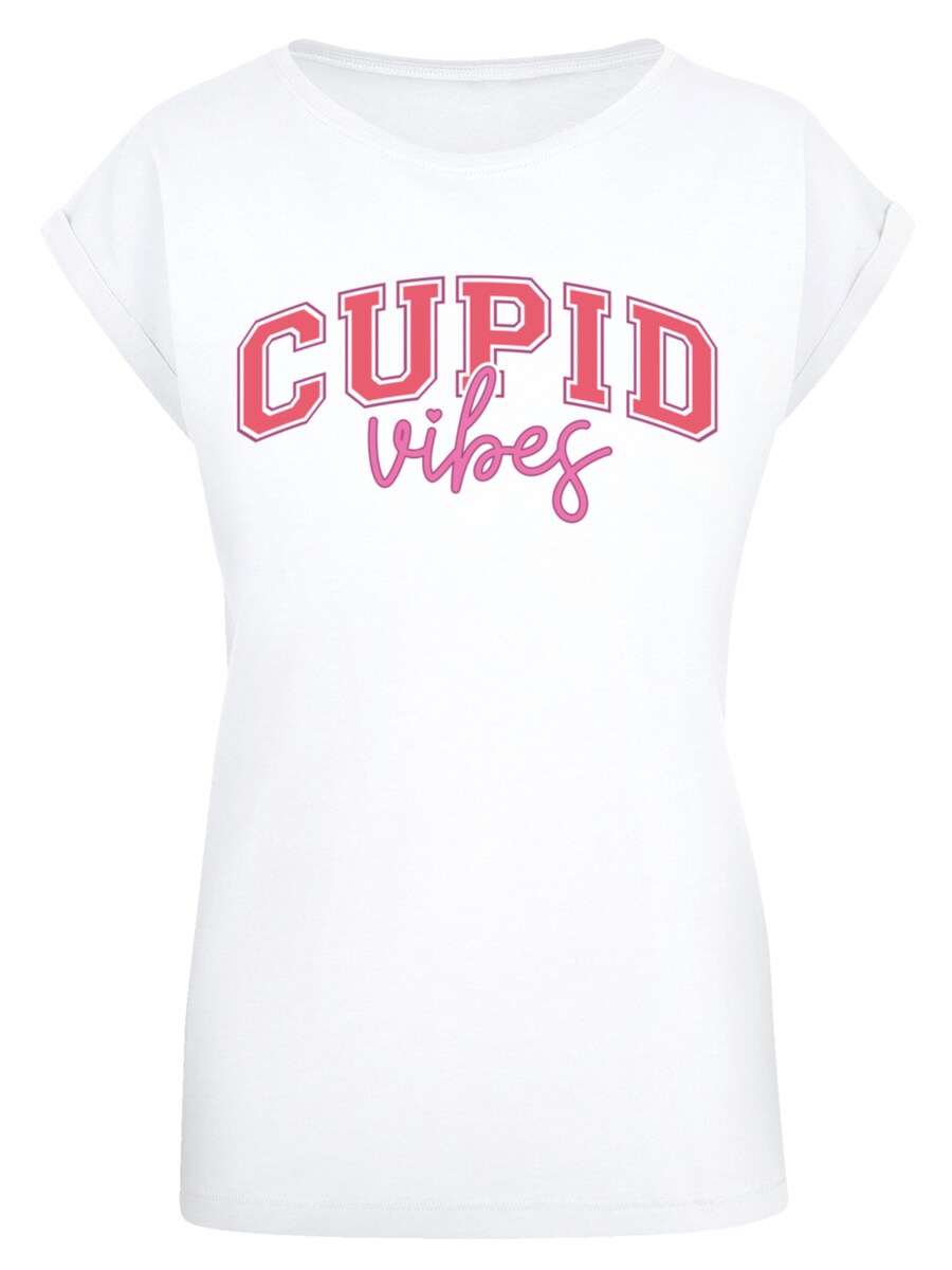 

Рубашка F4NT4STIC Cupid Vibes Valentinstag Amor, белый