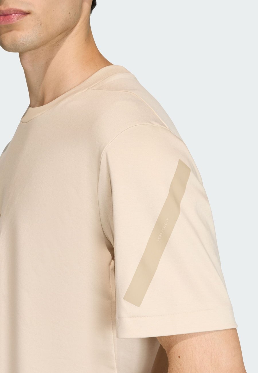 Футболка Adidas Sportswear M Z N E TEE, Crystal Linen/Beige — фото 4