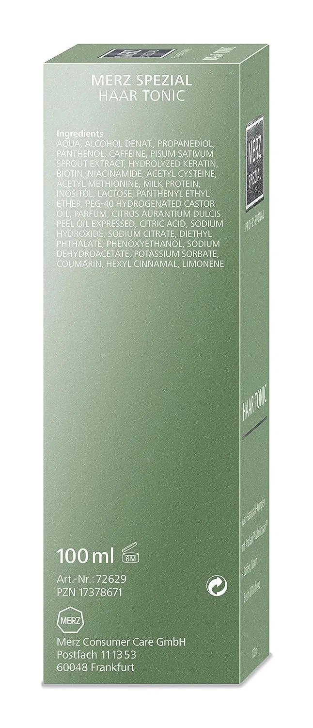 Тоник для волос Merz Spezial Professional Hair Tonic с кофеином и биотином 2 x 100 мл Merz Spezial — фото 4