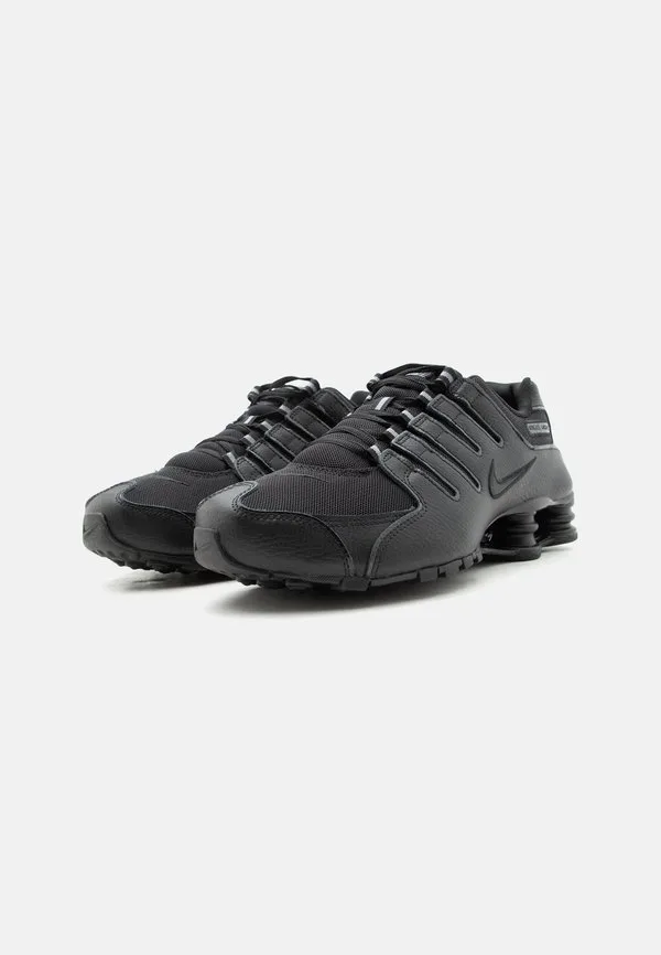 Кроссовки shox nz Nike Sportswear, Black/White — фото 2
