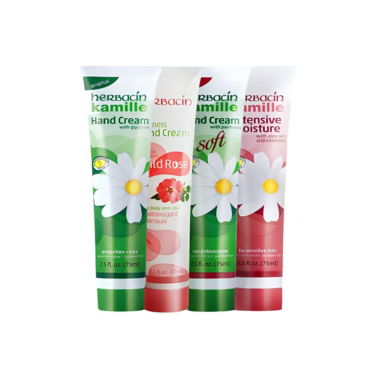 

Набор для семейного портрета увлажняющий крем для рук защита от трещин увлажнение 75мл*4 Herbacin, 75ml*4