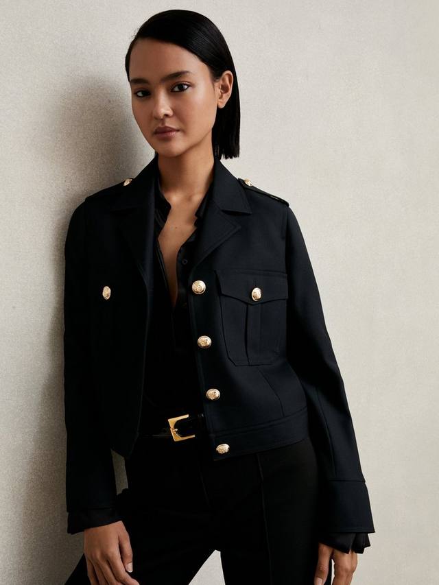 

Короткий жакет Jaque из шерсти Reiss