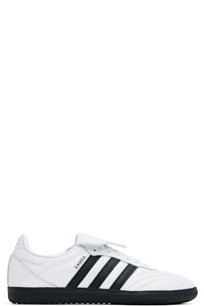 Белые кроссовки Samba с длинным язычком Adidas Originals