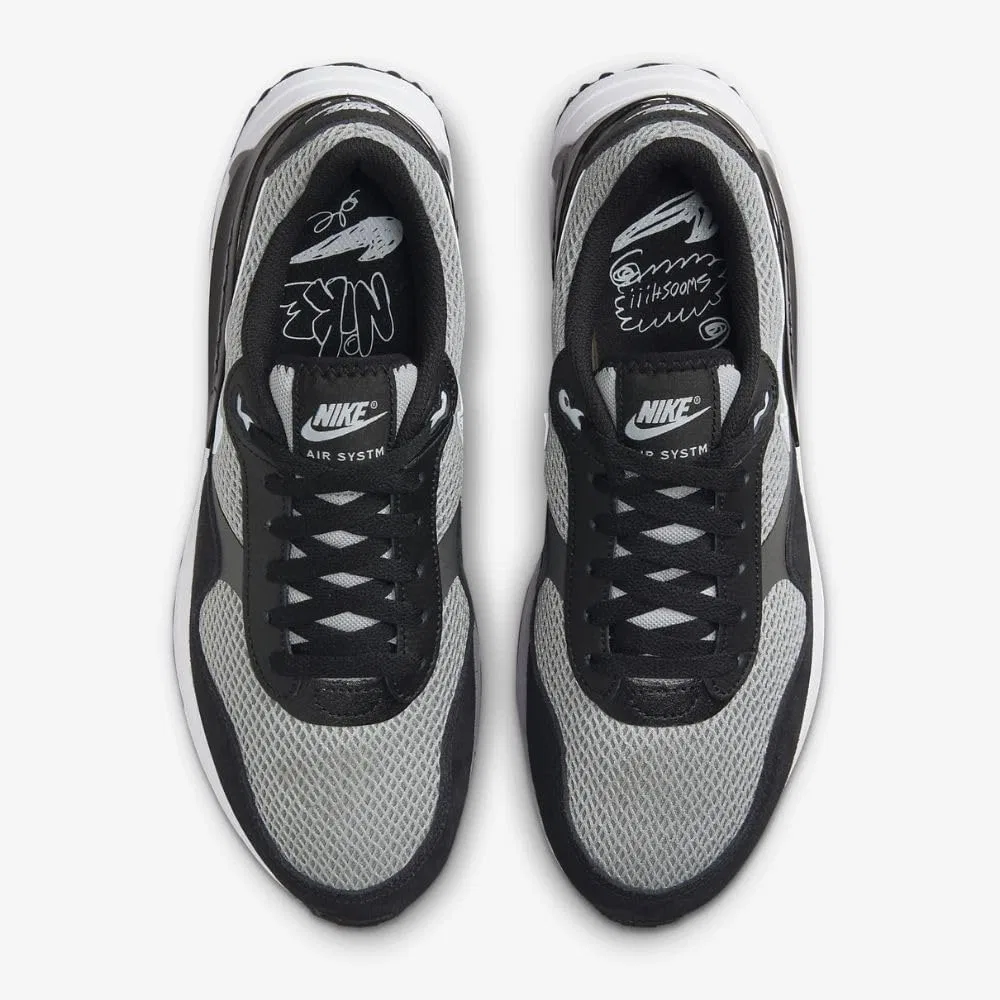 Мужские кроссовки Nike Systm, Grey Black White — фото 3
