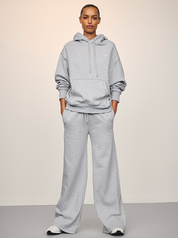 

Легкие флисовые спортивные брюки широкого кроя Angel Essentials, medium heather grey