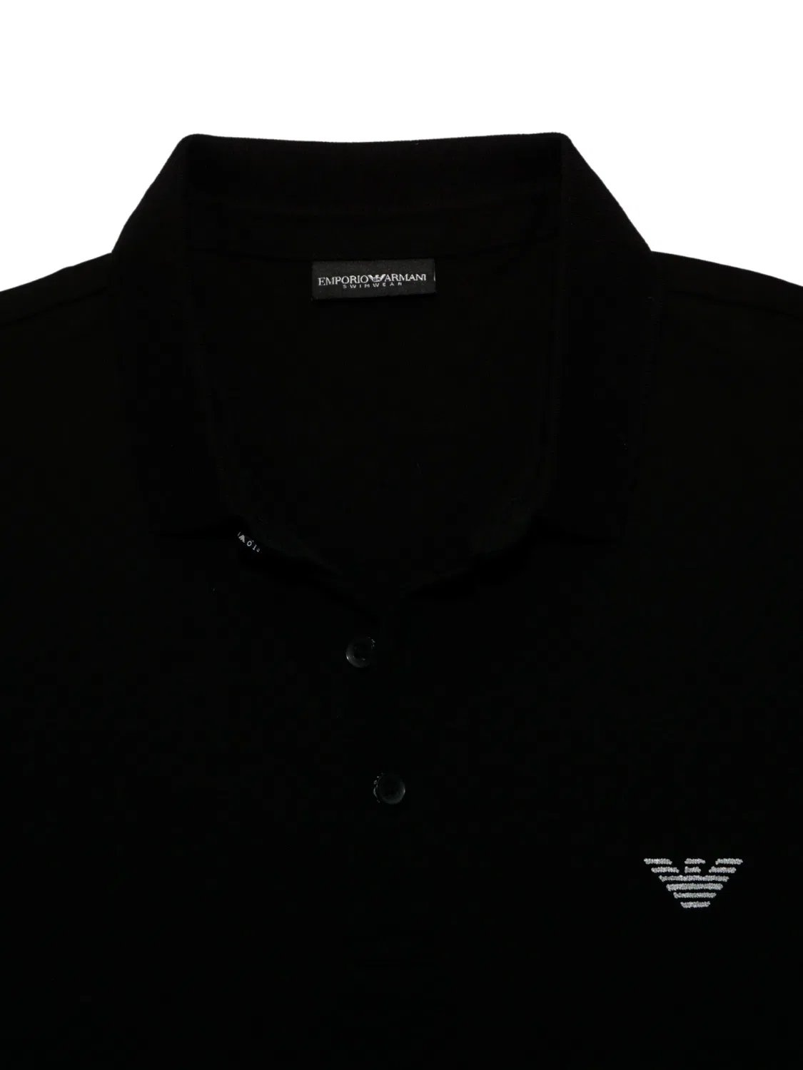 Рубашка Emporio Armani черного цвета — фото 3