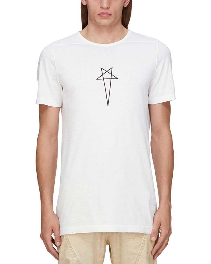 

Футболка с коротким рукавом и принтом DRKSHDW Rick Owens, белый