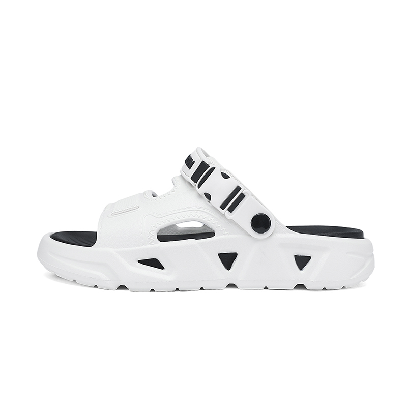 

NANJIREN Пляжные сандалии мужские бело-черные, цвет White Black