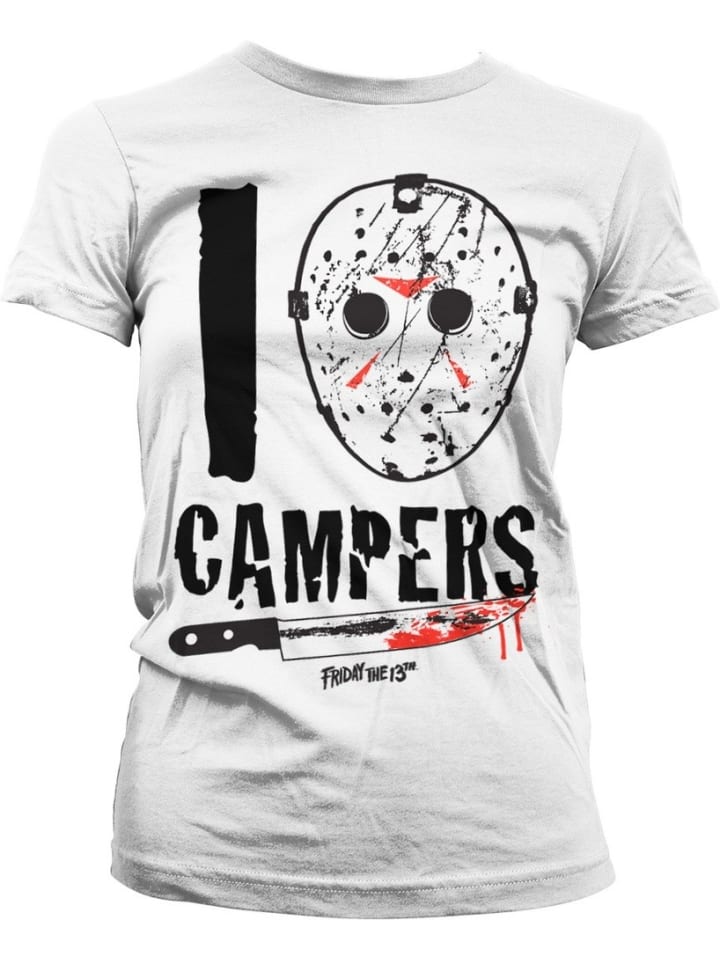 

Friday The 13th Белая футболка, Белый, Friday The 13th Белая футболка