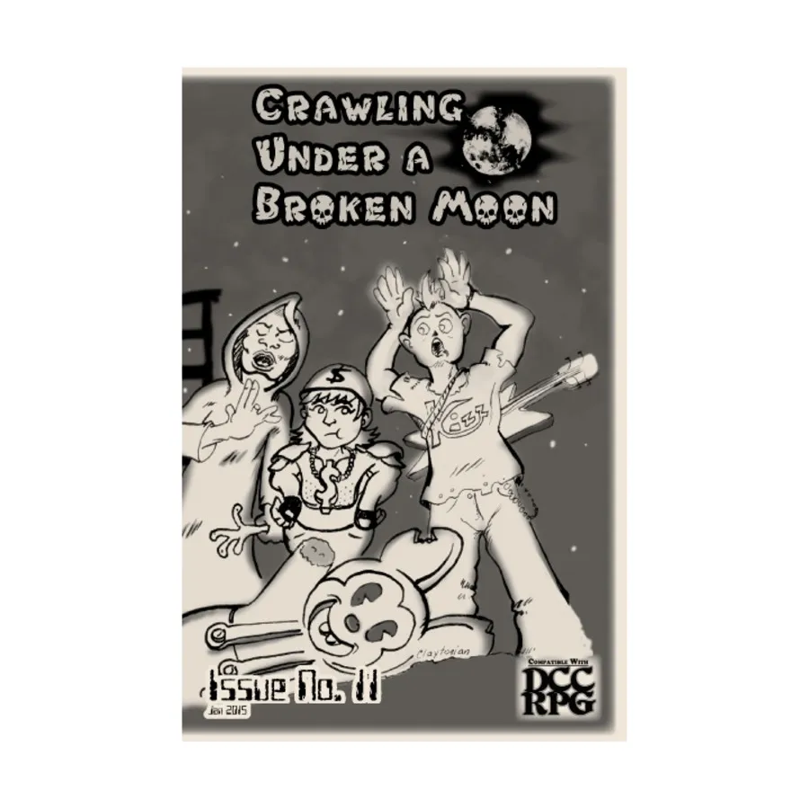 

Журнал #11 "Worship - Umerica Style, Post-Apocalyptic Halflings, Twisted Menagerie - The Scorpionoid", Crawling Under a Broken Moon Fanzine