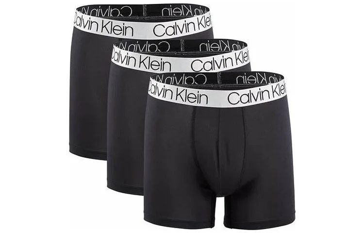 Трусы Calvin Klein Boxer, 3 предмета, космический черный