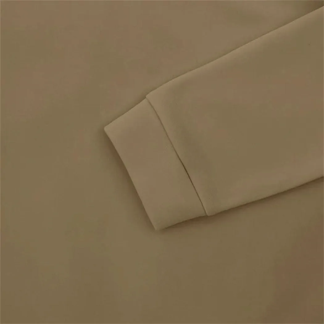 Мужской флисовый пуловер Slim Fit с полумолнией и стойкой — фото 3