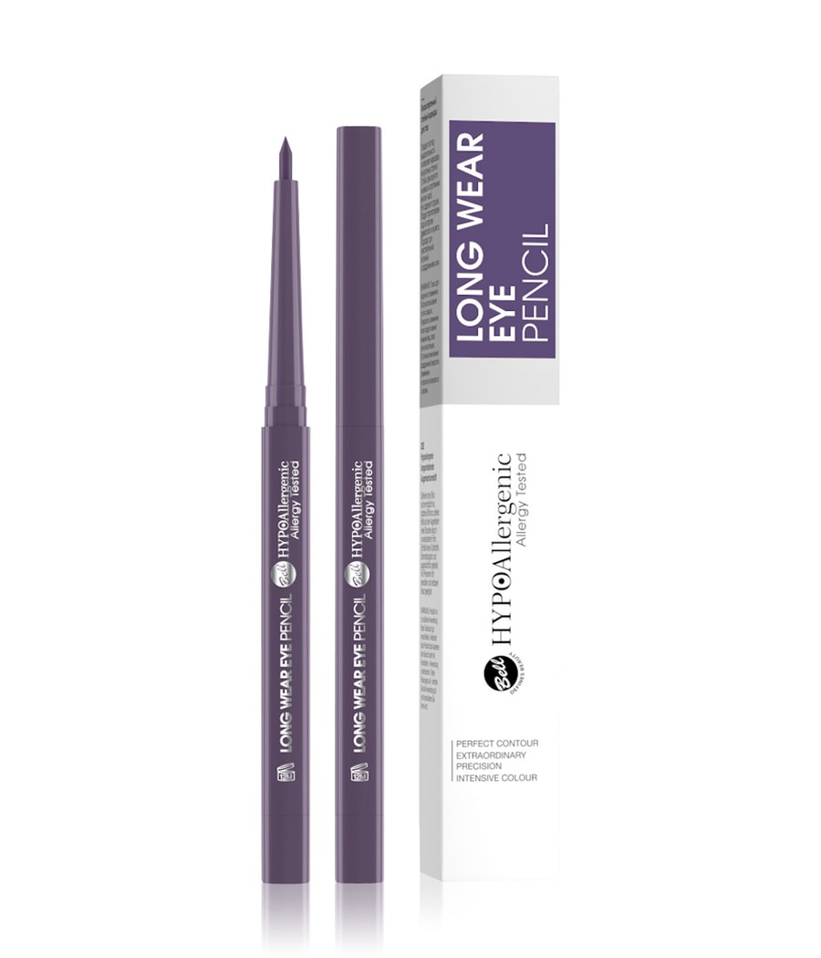 Стойкий карандаш для глаз Bell HYPOAllergenic Long Wear, 04 Morado, 0.3 г — фото 2