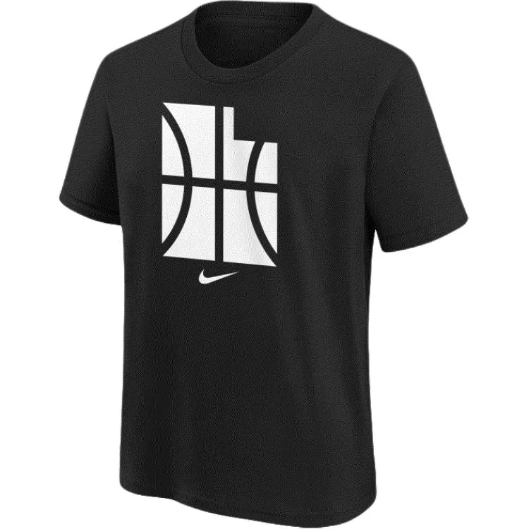 Футболка Grade School с круглым вырезом Nike, Charcoal Black
