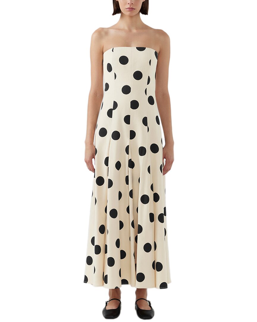 

Платье без бретелек от Bird & Knoll Marcello, цвет black dot