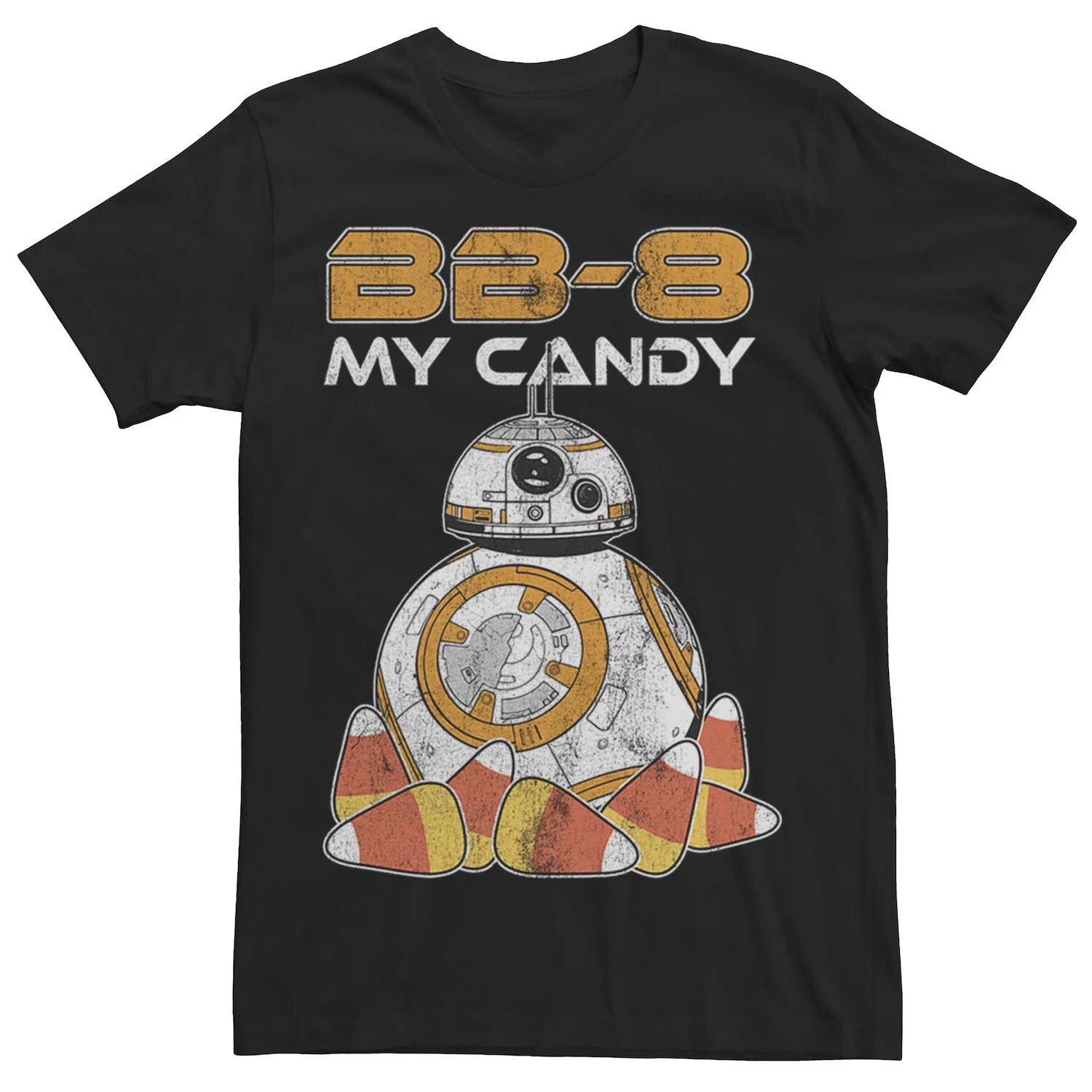 

Мужская потертая футболка Star Wars BB-8 My Candy Licensed Character