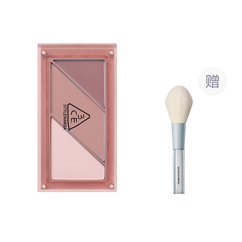 

Стекинг блаш легко растушевывается, усадка цвета, расширение цвета 3CE