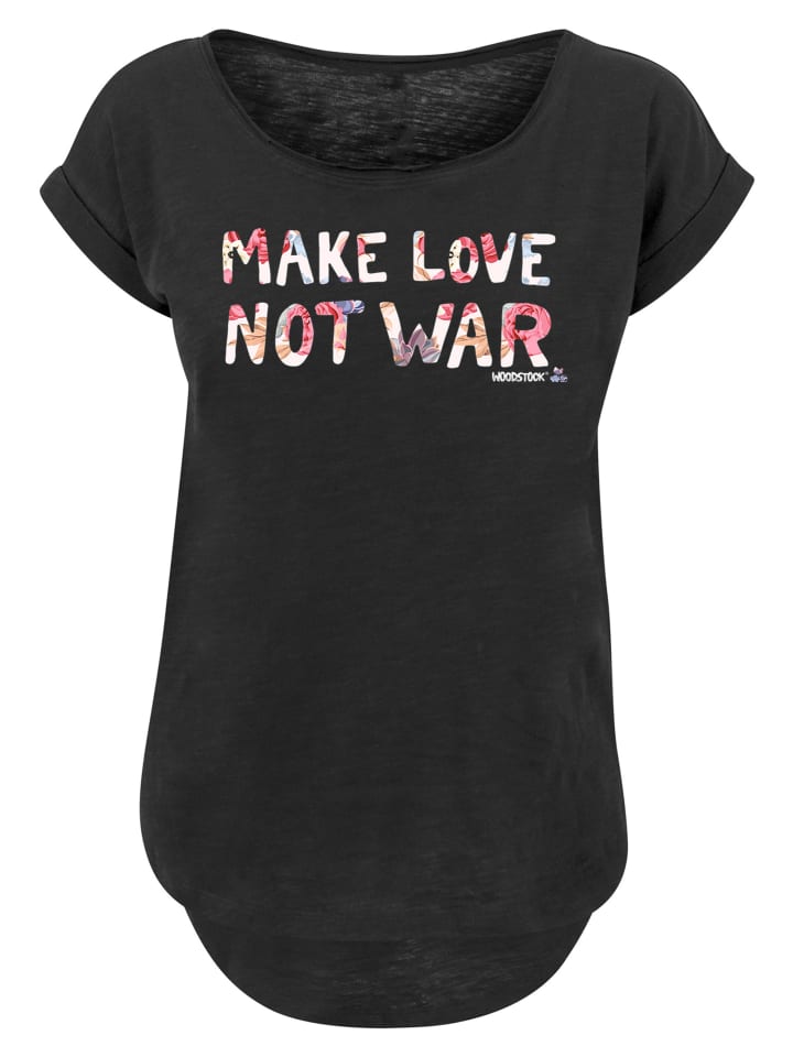 

Длинная футболка WOODSTOCK Make Love Not War Floral черного цвета F4NT4STIC, Черный, Длинная футболка WOODSTOCK Make Love Not War Floral черного цвета F4NT4STIC